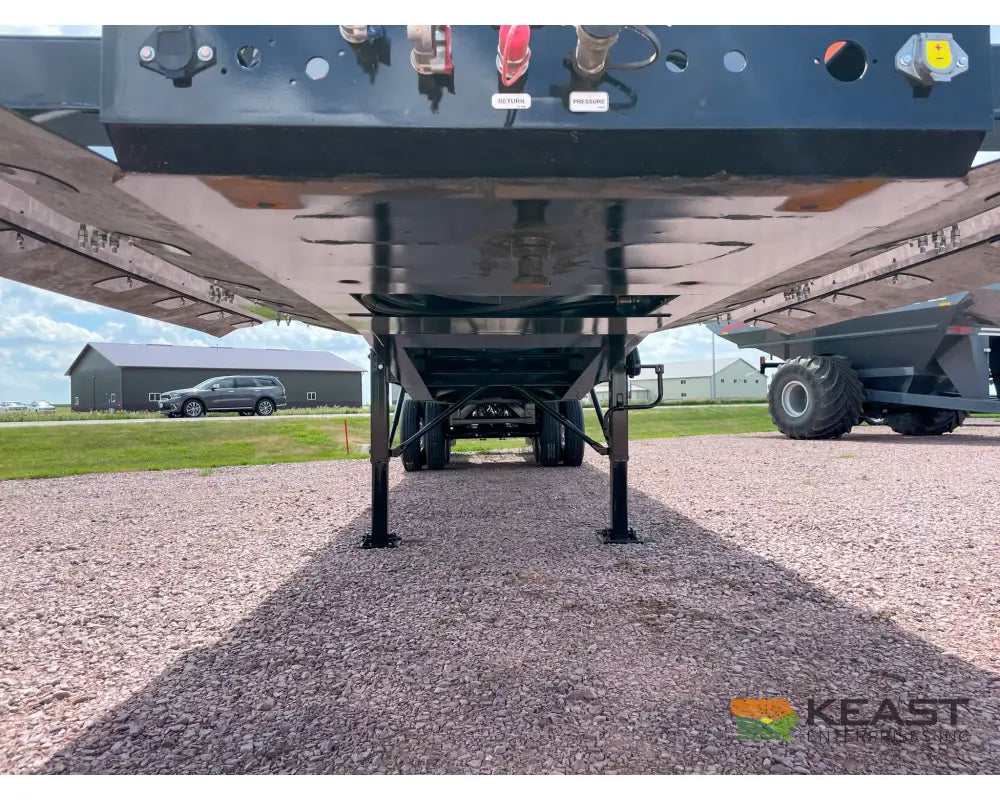 Demco Side Dump Trailer Triple Axle Air Ride 34’ Tub 128’’ Iowa Spread Axle Side Dump Trailers