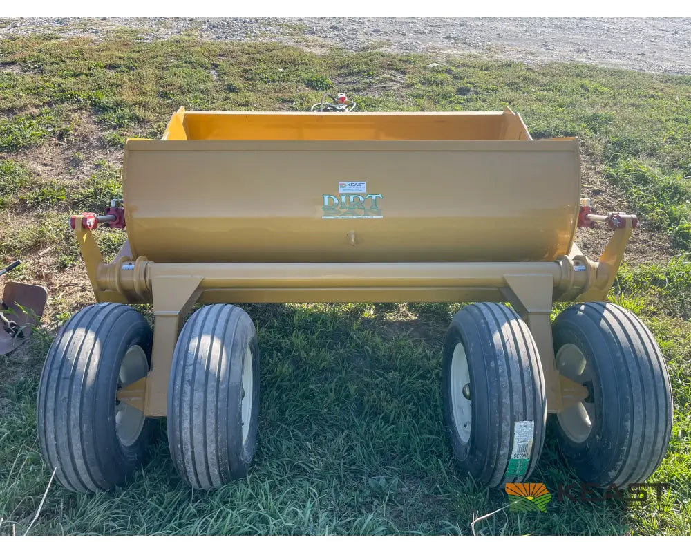 Durabilt DP84HCDB 4.5 Yard Dirt Pan Scraper - 4.5 yd Capacity 84’’ Width Dirt Pans