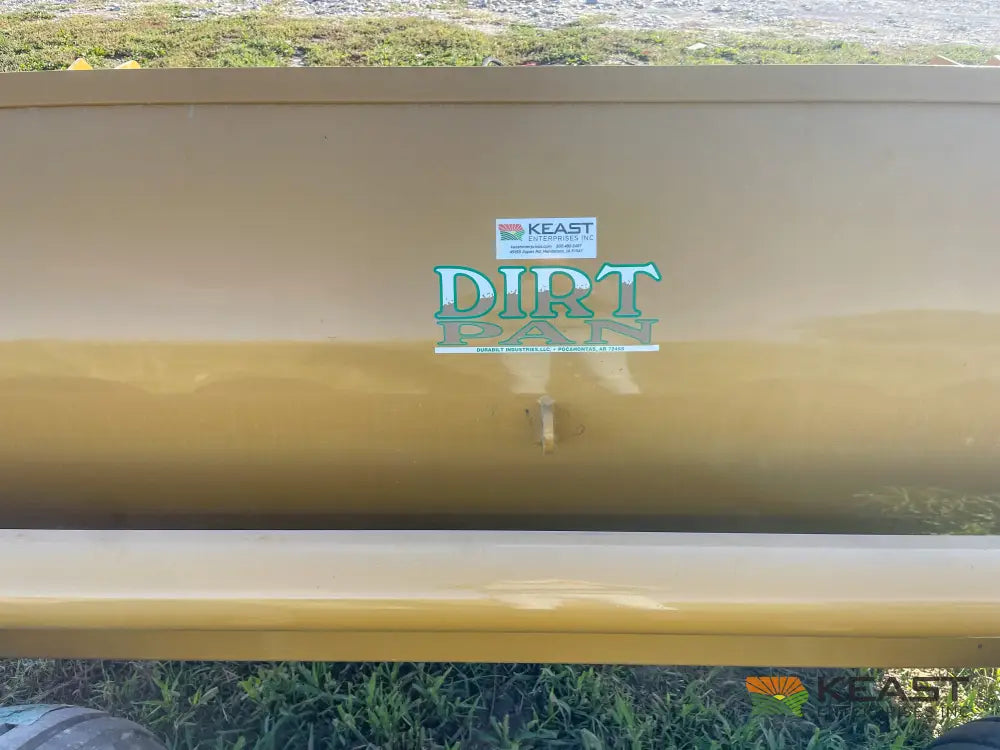 Durabilt DP84HCDB 4.5 Yard Dirt Pan Scraper - 4.5 yd Capacity 84’’ Width Dirt Pans