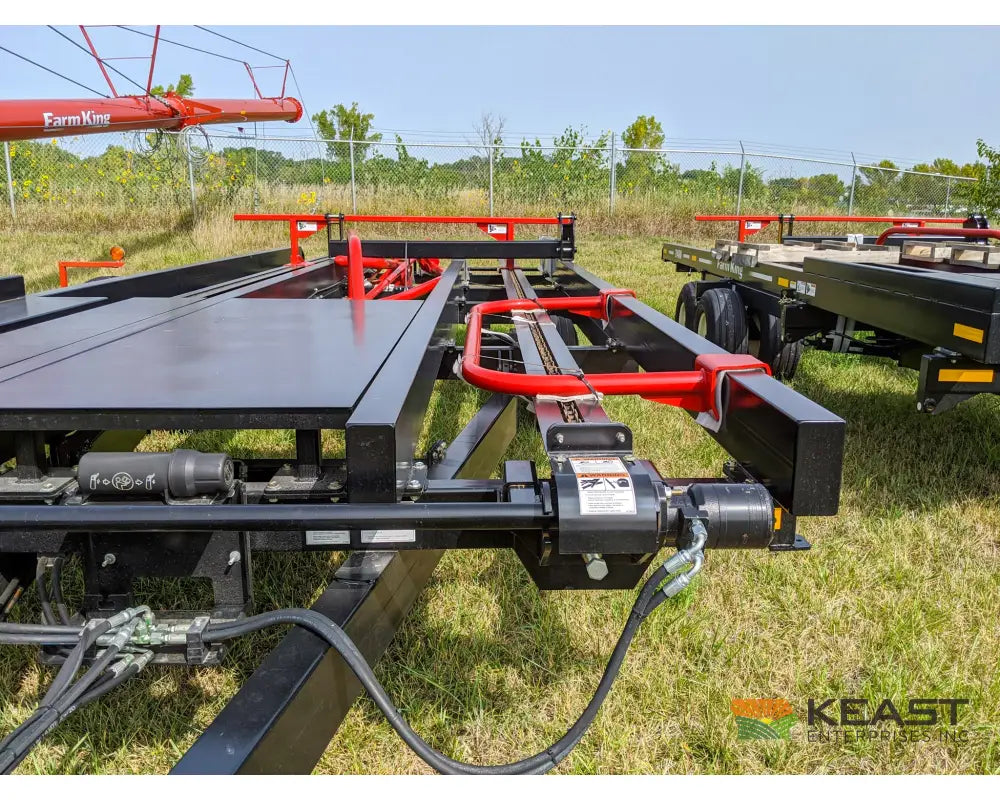 Farm King 2400 Round Bale Carrier - 8 Bale Capacity Self Loading Arm Feed Wagons