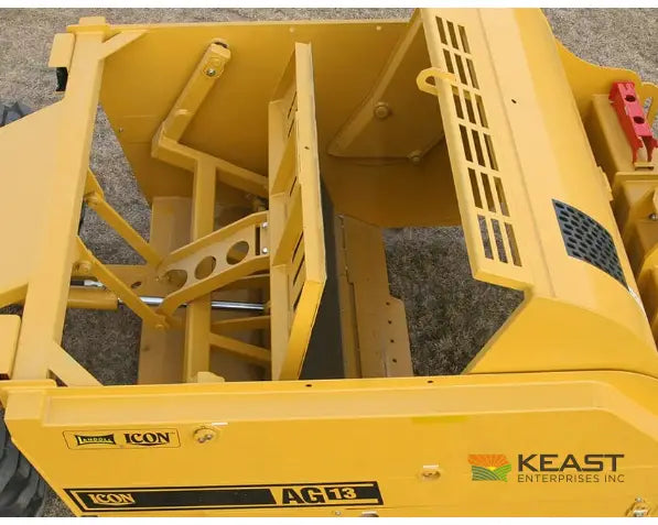 Icon AG13 13 Yard Ejection Scraper 8’ Working Width Replaceable Cutting Edge Ejection Scrapers