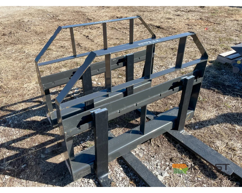 Ironcraft SDFF 48’’ Pallet Forks - 4,000 LB Capacity Skid Steer Mounting Plate Pallet Forks