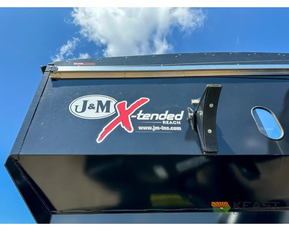 J&M 1312T Tracked Grain Cart 1,325 Bushel Capacity Roll Tarp 20’’ Discharge Scales Grain Carts