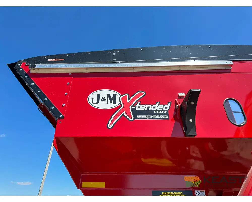 J&M 1522T Tracked Grain Cart 1,500 Bushel Capacity Roll Tarp 20’’ Discharge Scales Grain Carts
