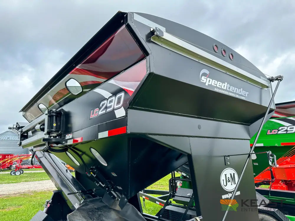 J&M LC290 Bulk Seed Tender 290 Cu Ft Capacity Intercomp Scales Seed Tenders