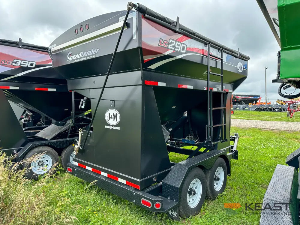 J&M LC290 Bulk Seed Tender 290 Cu Ft Capacity Intercomp Scales Seed Tenders