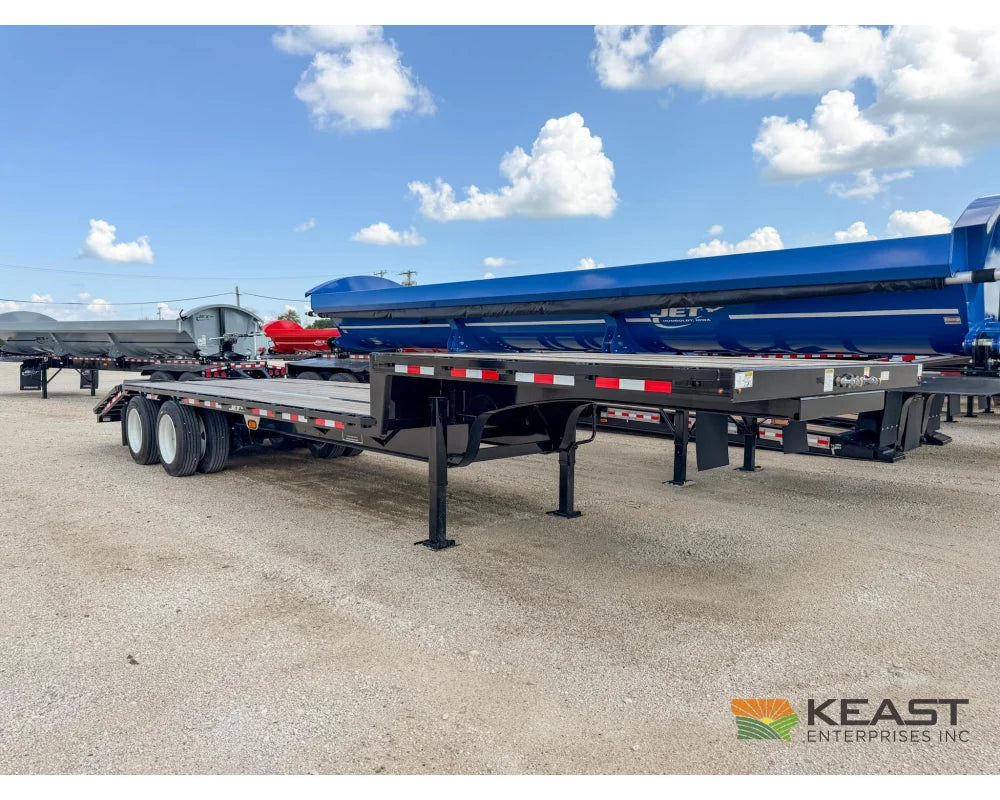 Jet 36’ Drop Deck Trailer 21’ Lower Deck Closed Tandem Axle 5’ Beavertail - Drop Deck Trailers