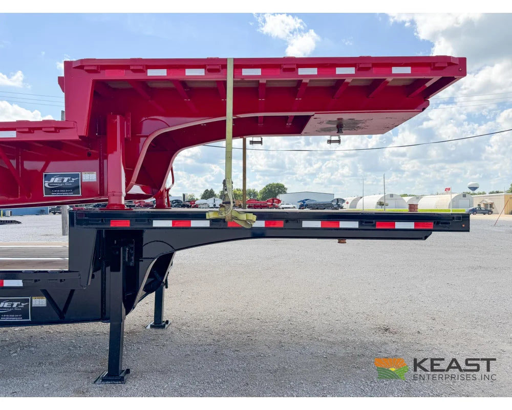 Jet 53’ Drop Deck Trailer 37’ Lower Deck Spread Axle 5’ Beavertail - Drop Deck Trailers