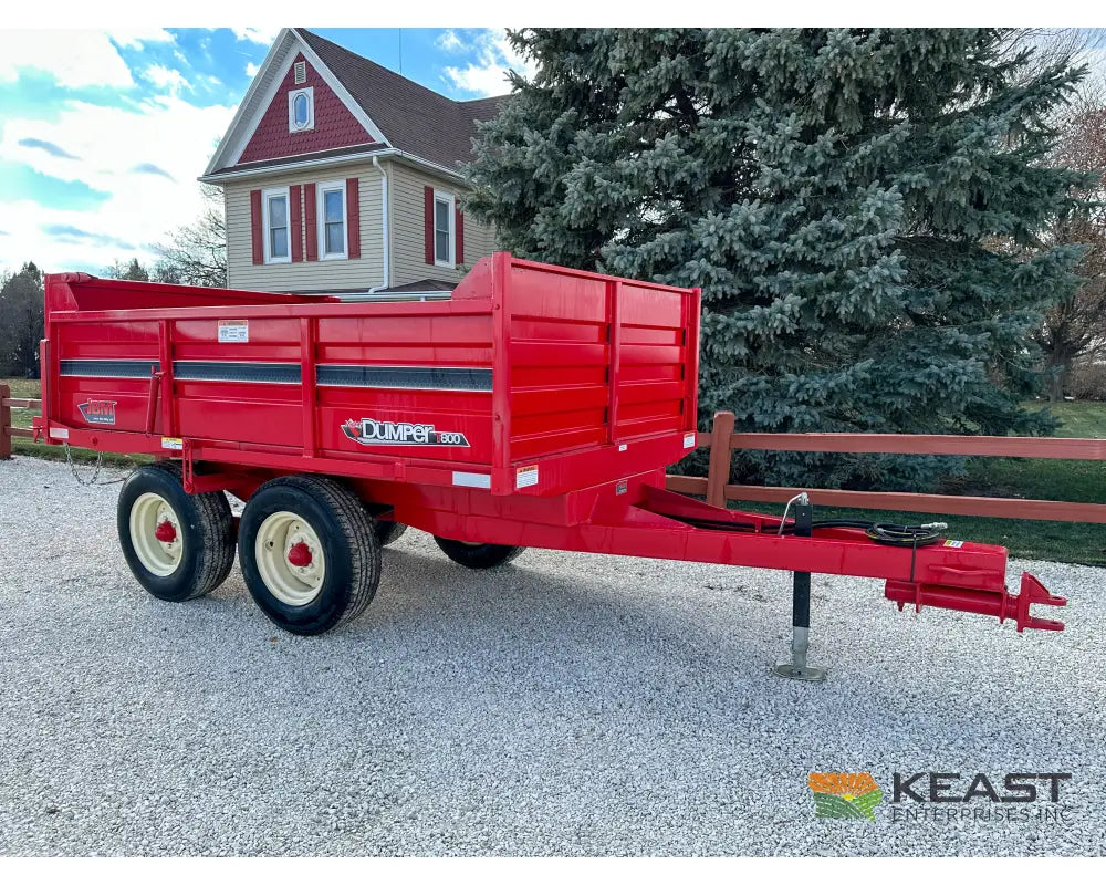 John B M T800 Mighty Dumper Dump Trailer 8 Ton Capacity Dump Trailers