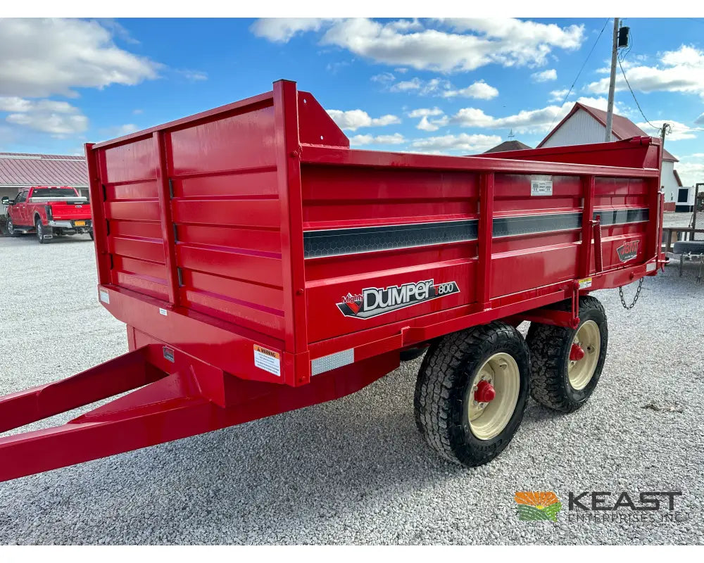 John B M T800 Mighty Dumper Dump Trailer 8 Ton Capacity Dump Trailers