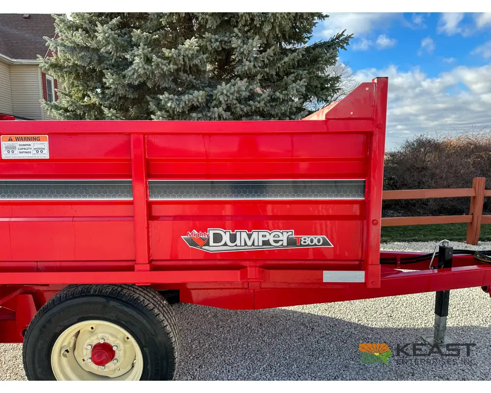 John B M T800 Mighty Dumper Dump Trailer 8 Ton Capacity Dump Trailers