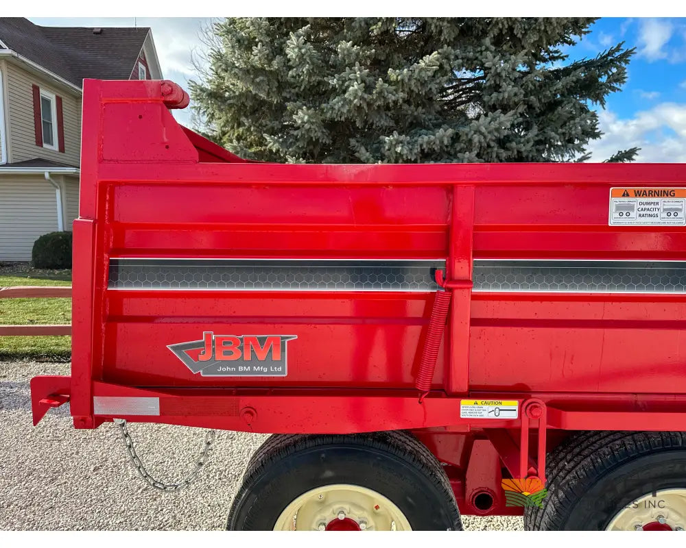 John B M T800 Mighty Dumper Dump Trailer 8 Ton Capacity Dump Trailers