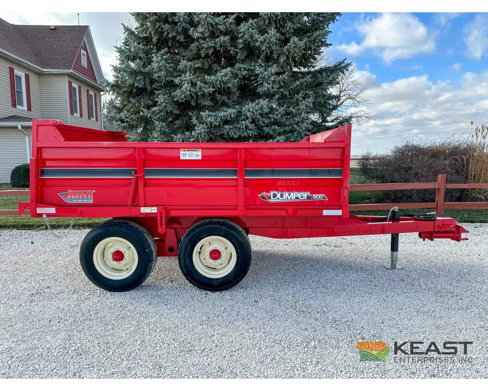 John B M T800 Mighty Dumper Dump Trailer 8 Ton Capacity Dump Trailers