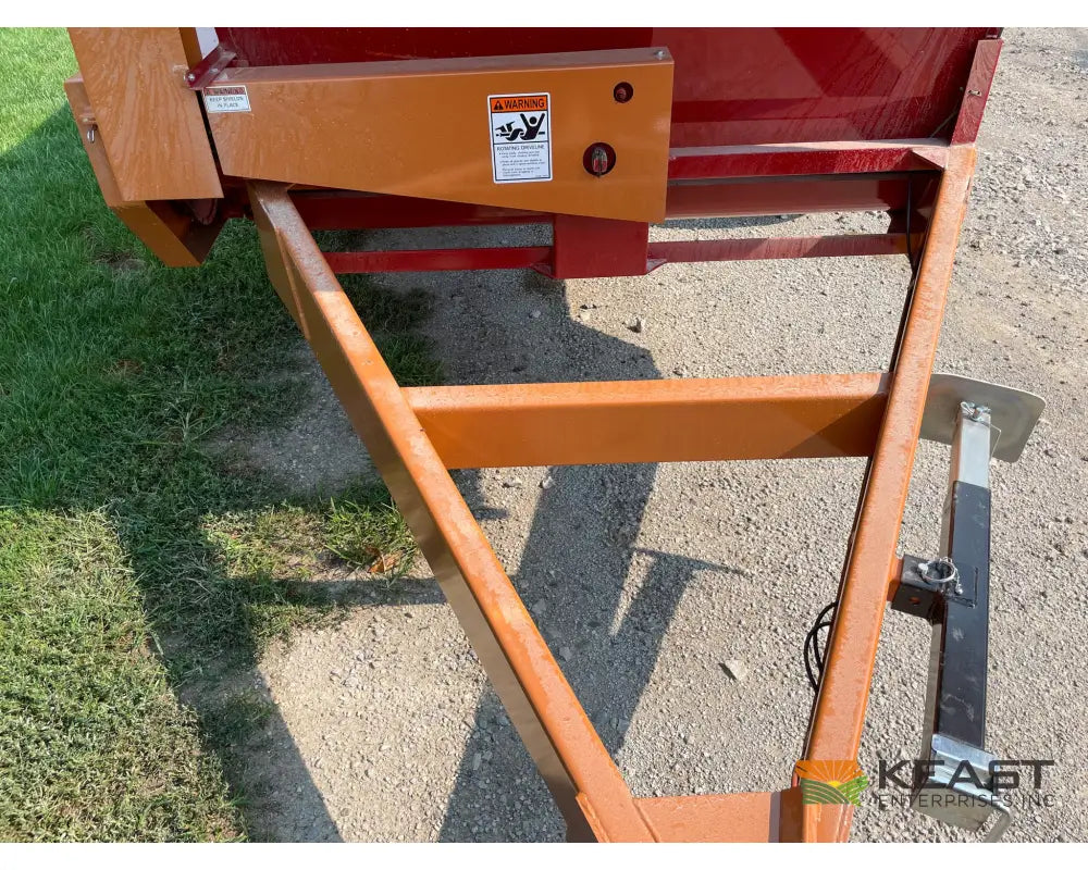 Kelly Ryan 5x12 Feed Wagon - 190 Bushel Capacity 48’’ Discharge Height Leaf Springs Fuel Trailers