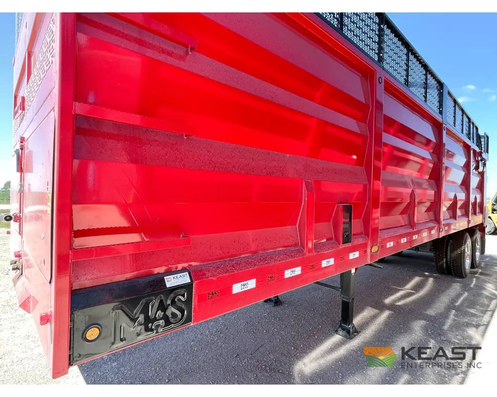 MAS Trailers 38’ Chainfloor Forage Trailer Air Ride Heavy Duty Floor Chain Forage Trailers
