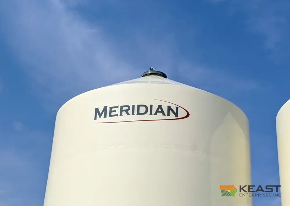 Meridian 1620 Smoothwall Grain Bin - 16’ Diameter 4118 Bushel Capacity Powder Coated Smoothwall Bins