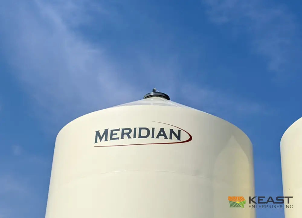 Meridian 1620 Smoothwall Grain Bin - 16’ Diameter 4118 Bushel Capacity Powder Coated Smoothwall Bins