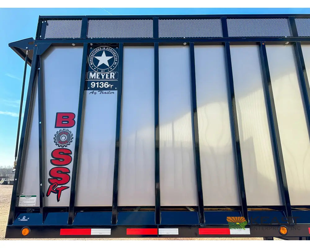 Meyer 9136RT Chainfloor Forage Trailer - Rear Unload Stainless Steel Sides Forage Trailers
