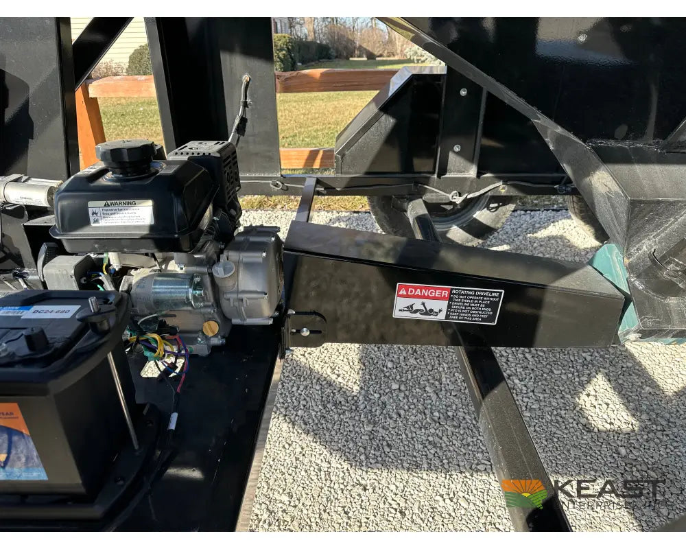 Patriot 100 2-Box Seed Tender - Electric Start Honda Engine Wired Controls Poly Cup Auger Seed Tenders