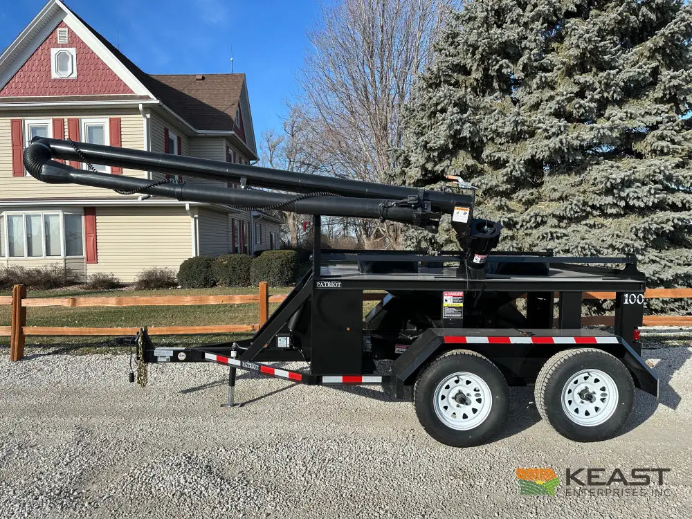 Patriot 100 2-Box Seed Tender - Electric Start Honda Engine Wired Controls Poly Cup Auger Seed Tenders
