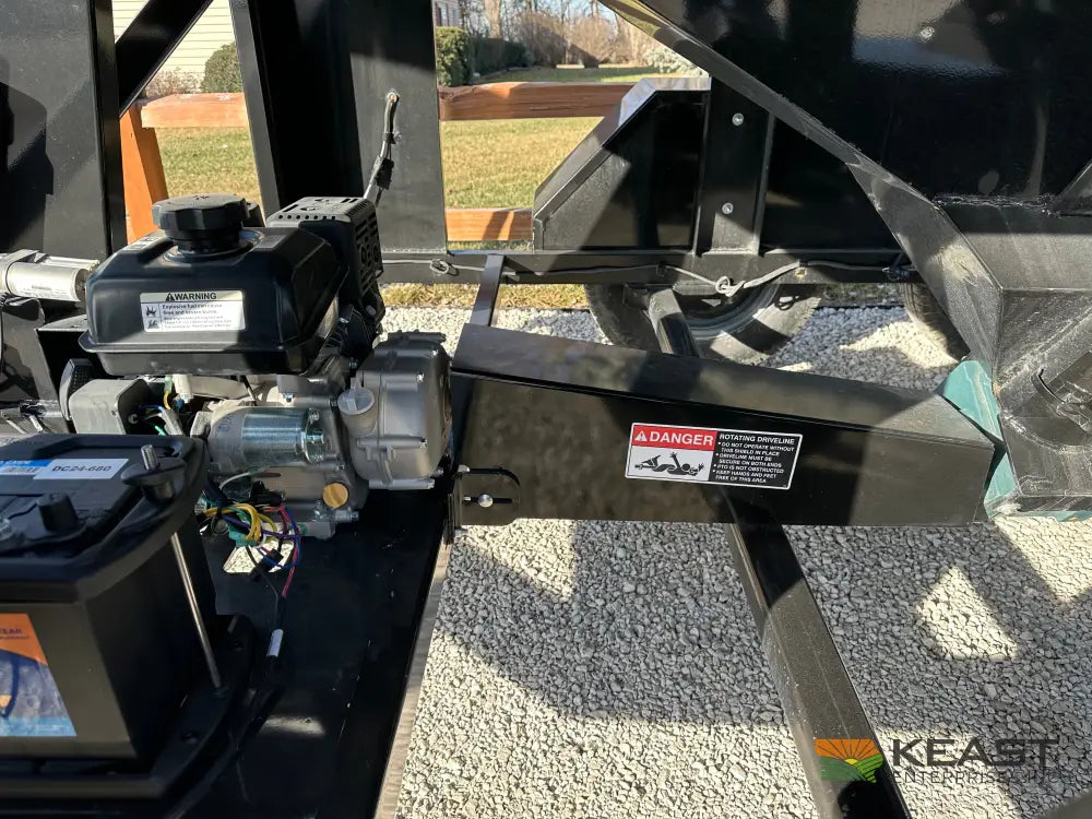 Patriot 100 2-Box Seed Tender - Electric Start Honda Engine Wired Controls Poly Cup Auger Seed Tenders