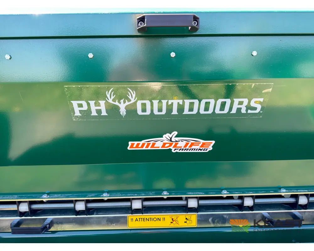 PH Outdoors G5 5’ No Till Drill - 8 Rows 7.5’’ Spacing Great for Food Plots Hunting and Farms Drills and Seeders