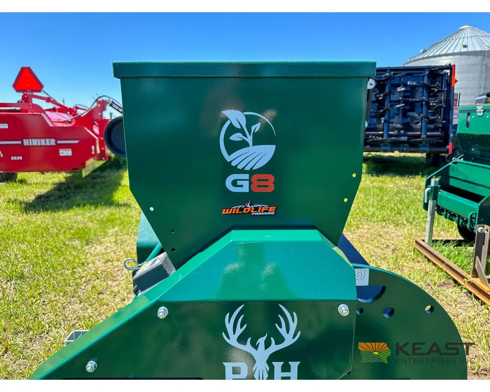 PH Outdoors G8 8’ No Till Drill - 13 Rows 7.5’’ Spacing Great for Food Plots Hunting and Farms Drills and Seeders