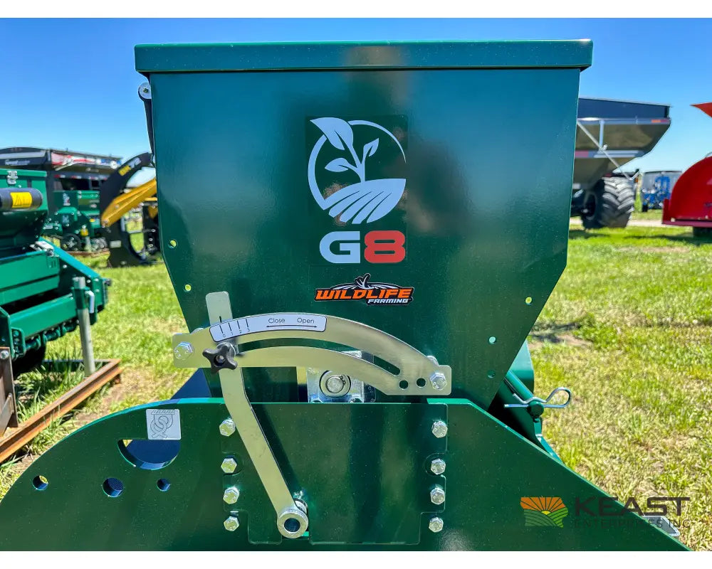 PH Outdoors G8 8’ No Till Drill - 13 Rows 7.5’’ Spacing Great for Food Plots Hunting and Farms Drills and Seeders