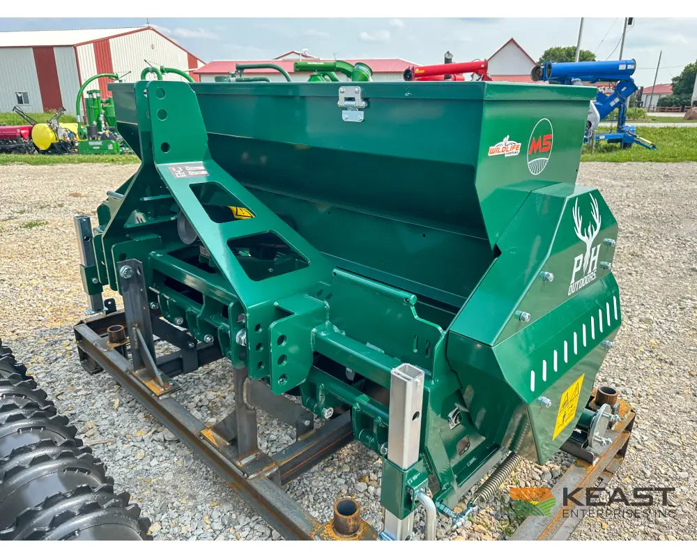 PH Outdoors M5 5’ No Till Drill - 8 Rows 7.5’’ Spacing Great for Food Plots Hunting and Farms Drills and Seeders