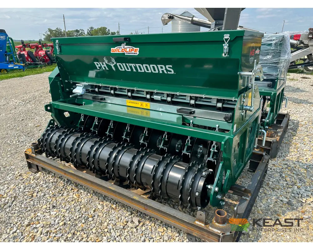 PH Outdoors M5 5’ No Till Drill - 8 Rows 7.5’’ Spacing Great for Food Plots Hunting and Farms Drills and Seeders