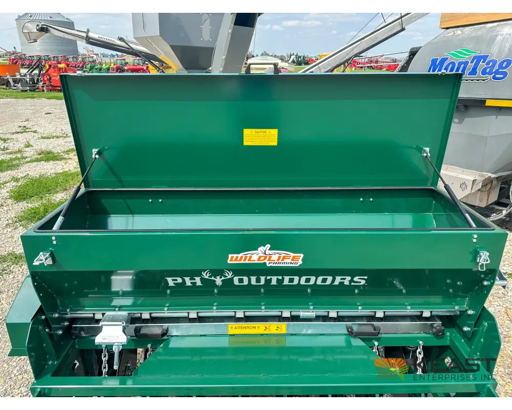 PH Outdoors M5 5’ No Till Drill - 8 Rows 7.5’’ Spacing Great for Food Plots Hunting and Farms Drills and Seeders