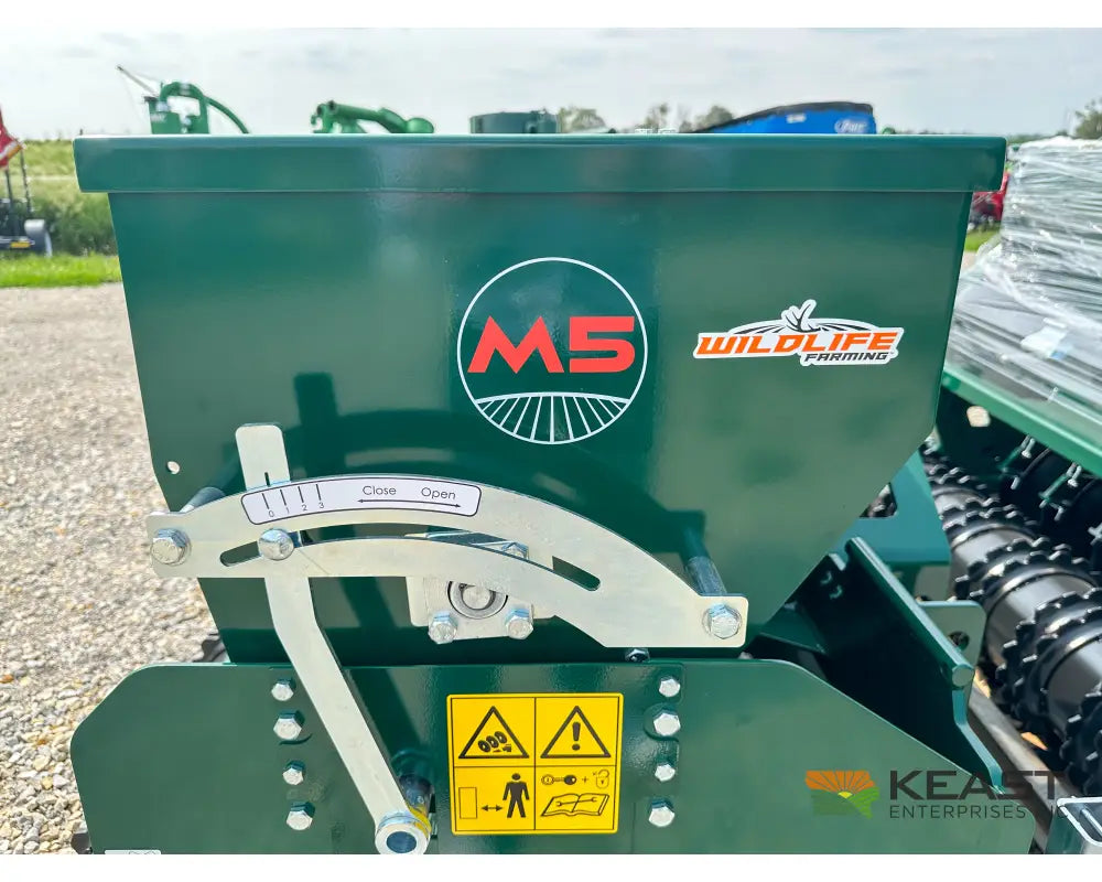 PH Outdoors M5 5’ No Till Drill - 8 Rows 7.5’’ Spacing Great for Food Plots Hunting and Farms Drills and Seeders