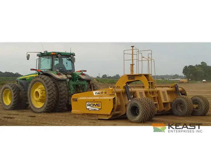 Rome RALSE 16 16’ Ejection Scraper 14 Yard Dual Reversible Blades Ejection Scrapers