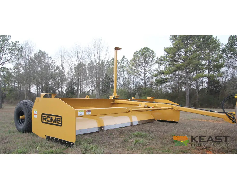 Rome RLS 16 16’ Bottomless Drag Scraper 8.9 Yard Replaceable Side Cutter Bits Box Scrapers