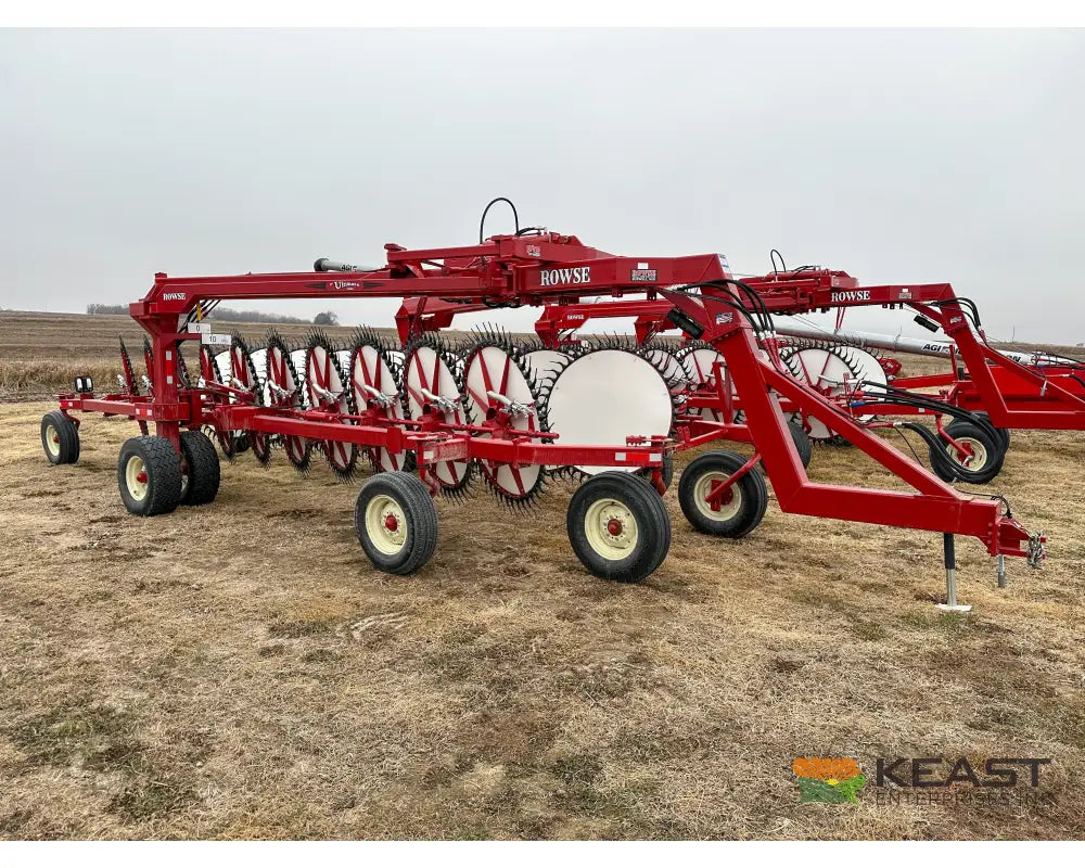 Rowse Ultimate 19 Wheel Field Rake - Front Castor Wheels Hay Rakes