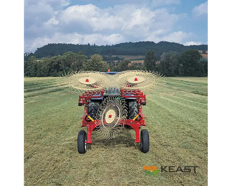 Sitrex QR8 High Clearance Carted Rake Center Kicker Wheel Kit - 18’ Working Width Hay Rakes