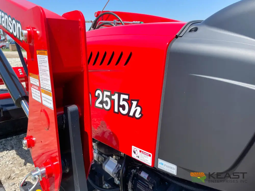 TYM 2515H 24 hp Tractor - Hydrostatic Transmission 2,200 lb Capacity Loader Tractors