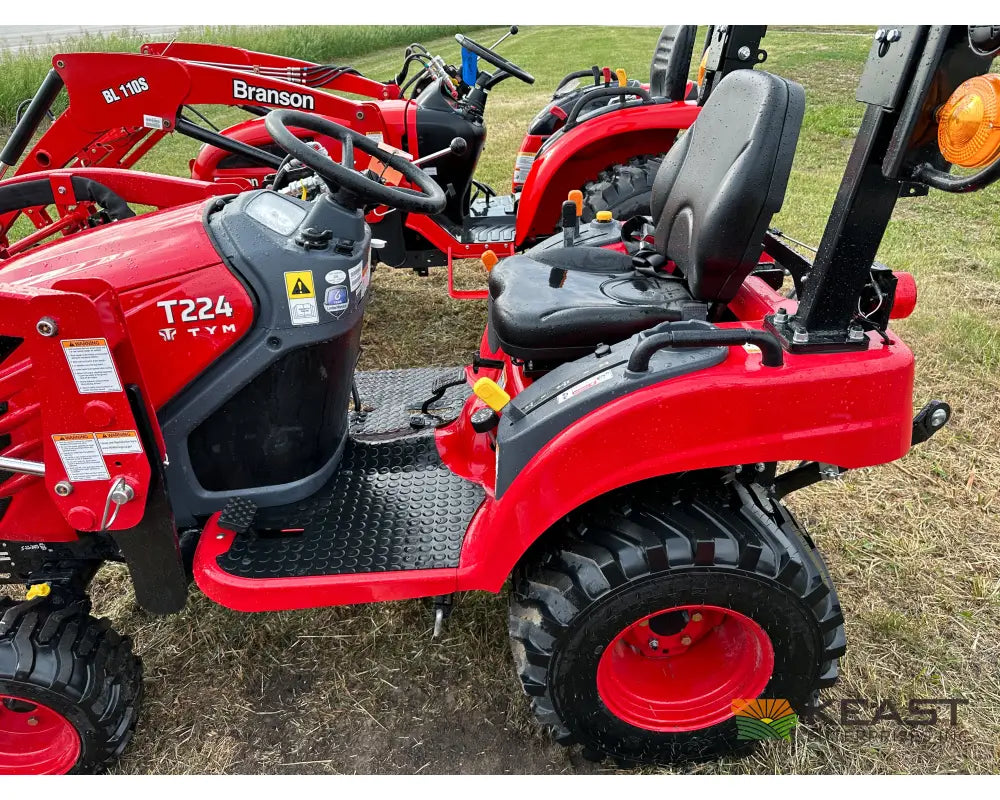 TYM T224H 22 hp Tractor - Hydrostatic Transmission Integrated Loader Tractors