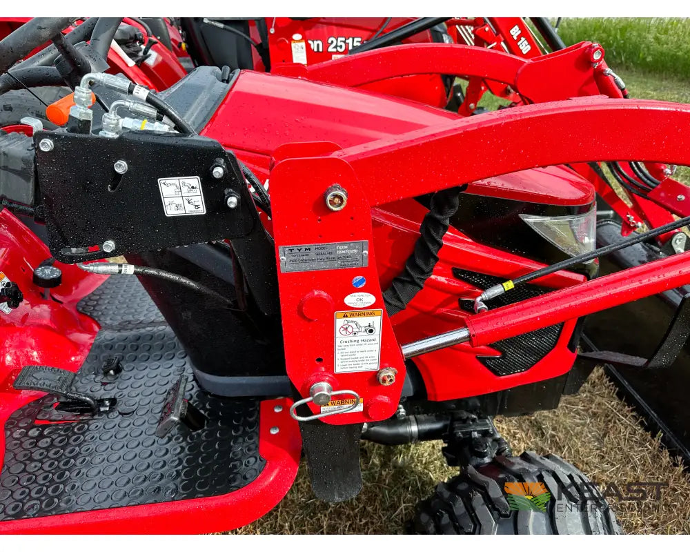 TYM T224H 22 hp Tractor - Hydrostatic Transmission Integrated Loader Tractors