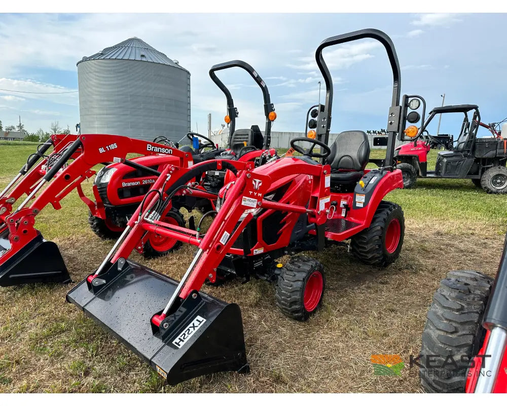 TYM T224H 22 hp Tractor - Hydrostatic Transmission Integrated Loader Tractors