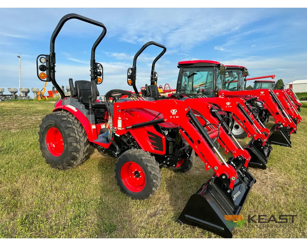 TYM T25 25 hp Tractor - Hydrostatic Transmission 1,534 lb Capacity Loader Tractors