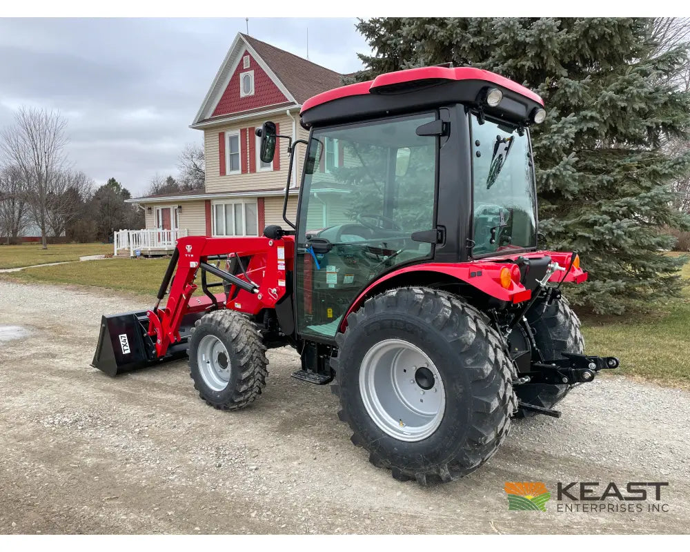 TYM T474HC 47 hp Cab Tractor - Hydrostatic Transmission 2,152 lb Capacity Loader Tractors