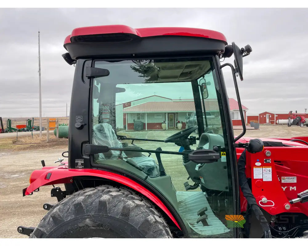 TYM T474HC 47 hp Cab Tractor - Hydrostatic Transmission 2,152 lb Capacity Loader Tractors