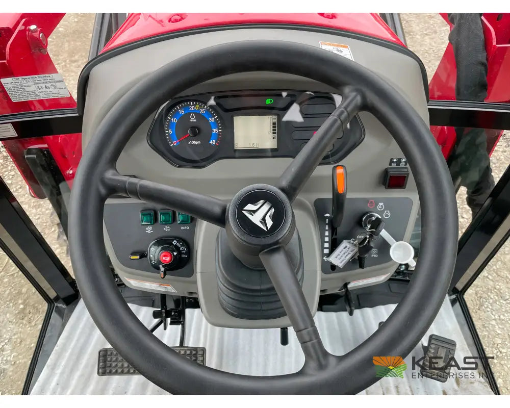 TYM T474HC 47 hp Cab Tractor - Hydrostatic Transmission 2,152 lb Capacity Loader Tractors