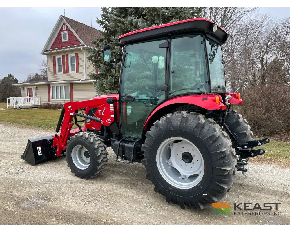 TYM T494HC 48 hp Cab Tractor - Hydrostatic Transmission 2,790 lb Capacity Loader Tractors