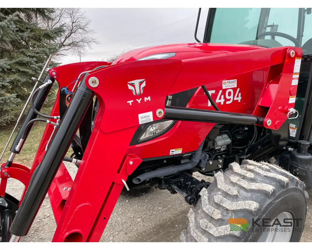 TYM T494HC 48 hp Cab Tractor - Hydrostatic Transmission 2,790 lb Capacity Loader Tractors
