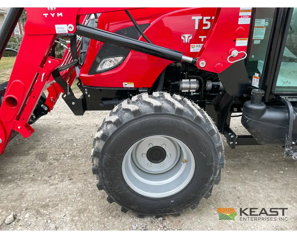 TYM T574HC 55 hp Cab Tractor - Hydrostatic Transmission 2,790 lb Capacity Loader Tractors