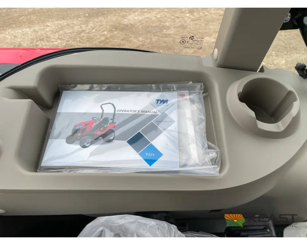 TYM T574HC 55 hp Cab Tractor - Hydrostatic Transmission 2,790 lb Capacity Loader Tractors