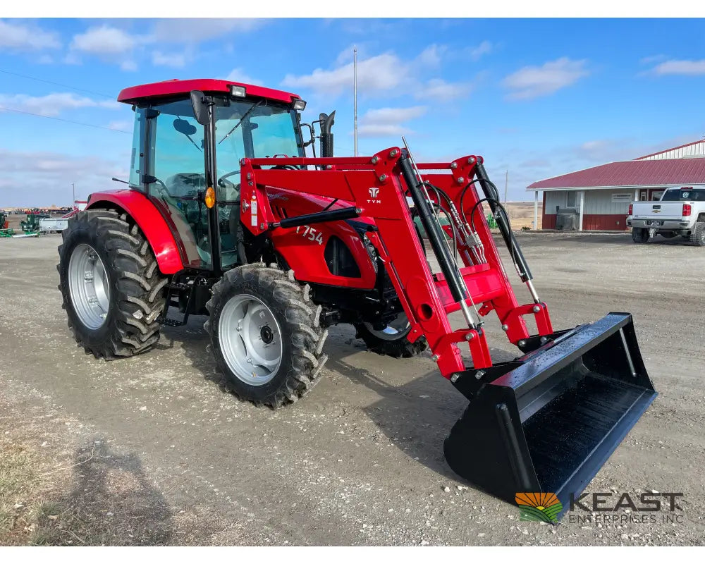 TYM T754 75 hp Cab Tractor - Powershuttle Transmission 3,278 lb Capacity Loader Tractors