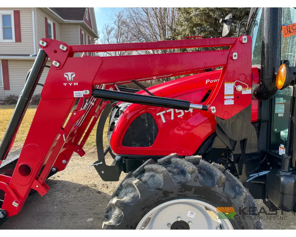 TYM T754 75 hp Cab Tractor - Powershuttle Transmission 3,278 lb Capacity Loader Tractors